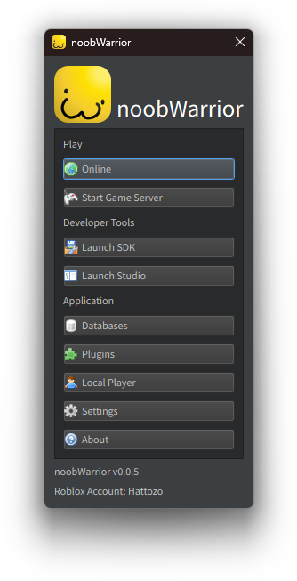 noobWarrior launcher